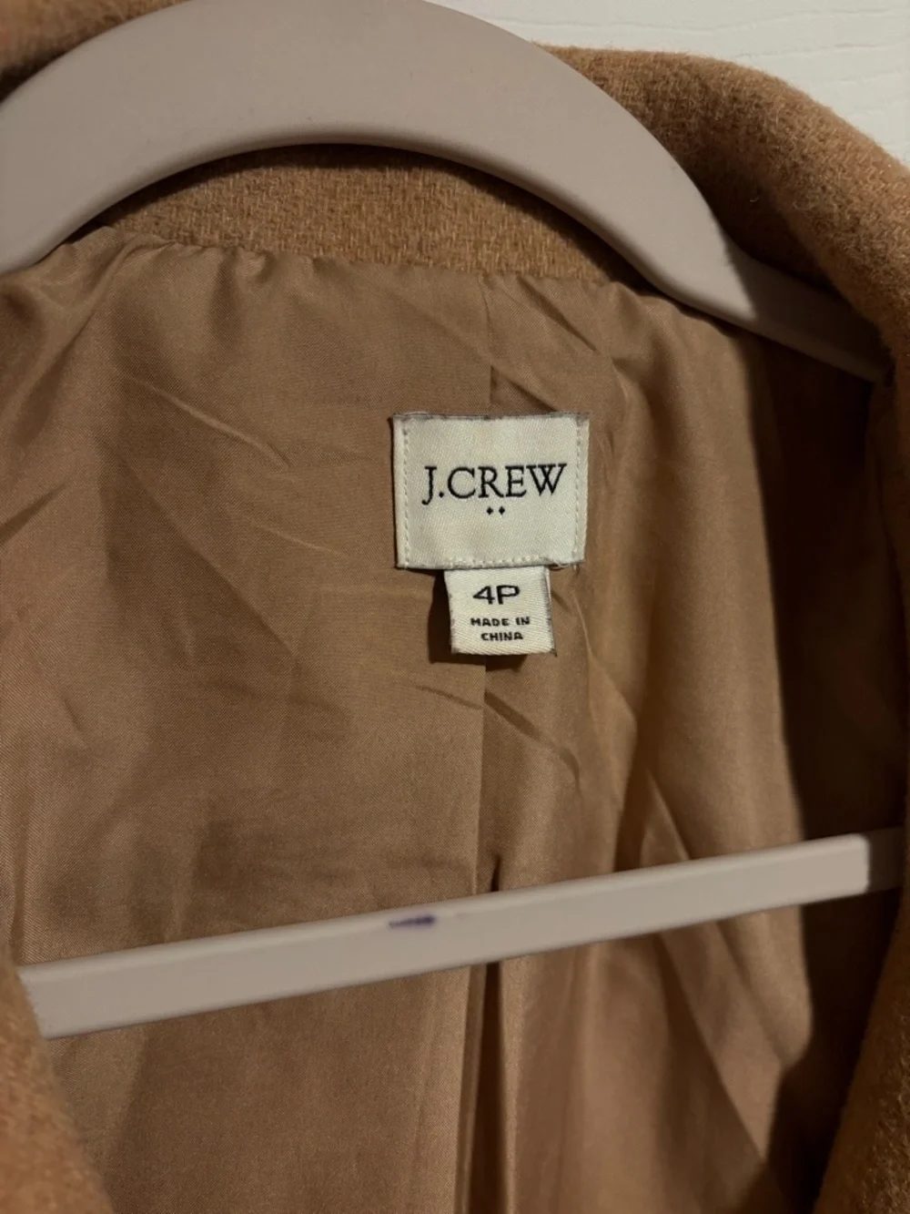 J. Crew Women's Camel City Coat - Picture 7 of 8